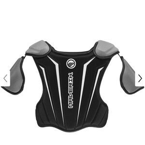 Maverik Black and Gray Lacrosse Shoulder Pads